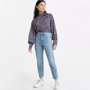 LEVI’S | Wedgie Skinny Cropped Jean | Size 30 | Light Blue